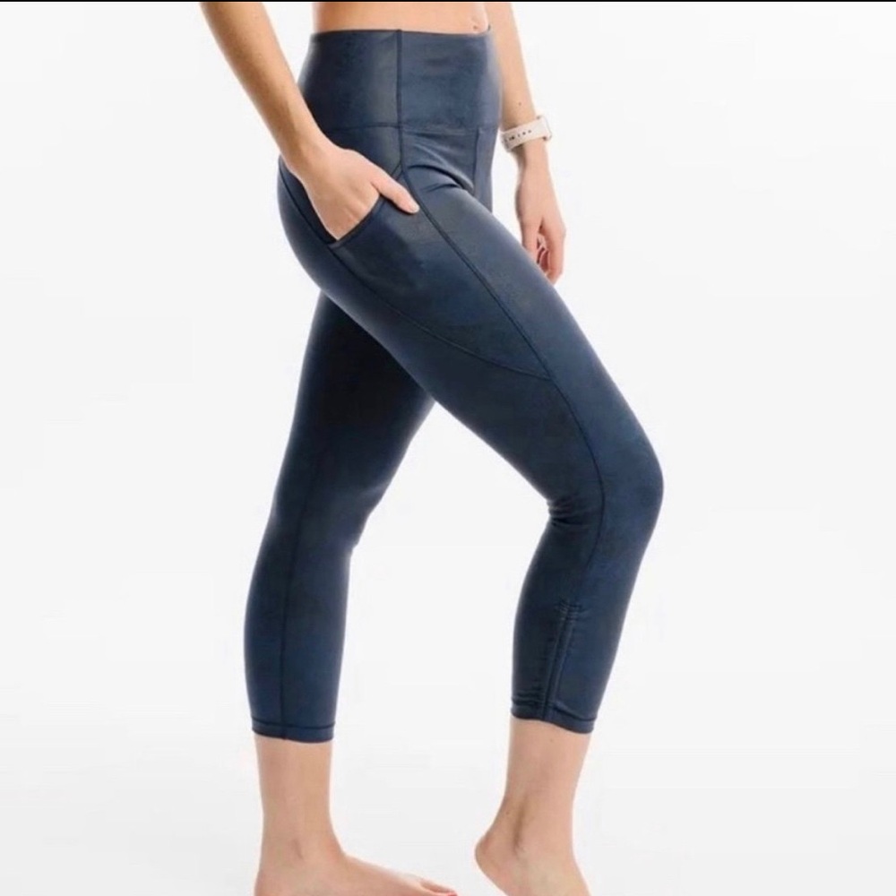 ZYIA distressed leggings with pockets